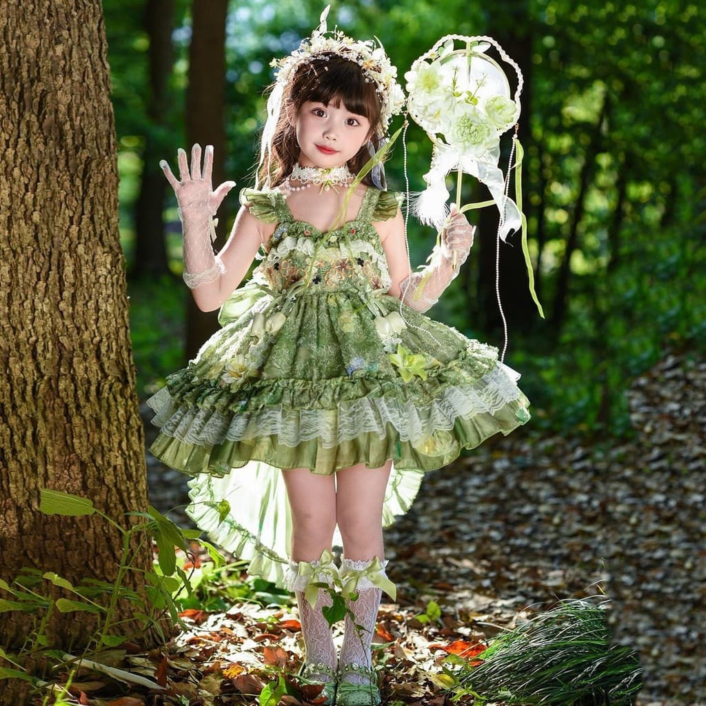 Meninas o feiticeiro de Oz Lolita vestido 2026 crianças estilo floresta aniversário vestido de princesa 8.18