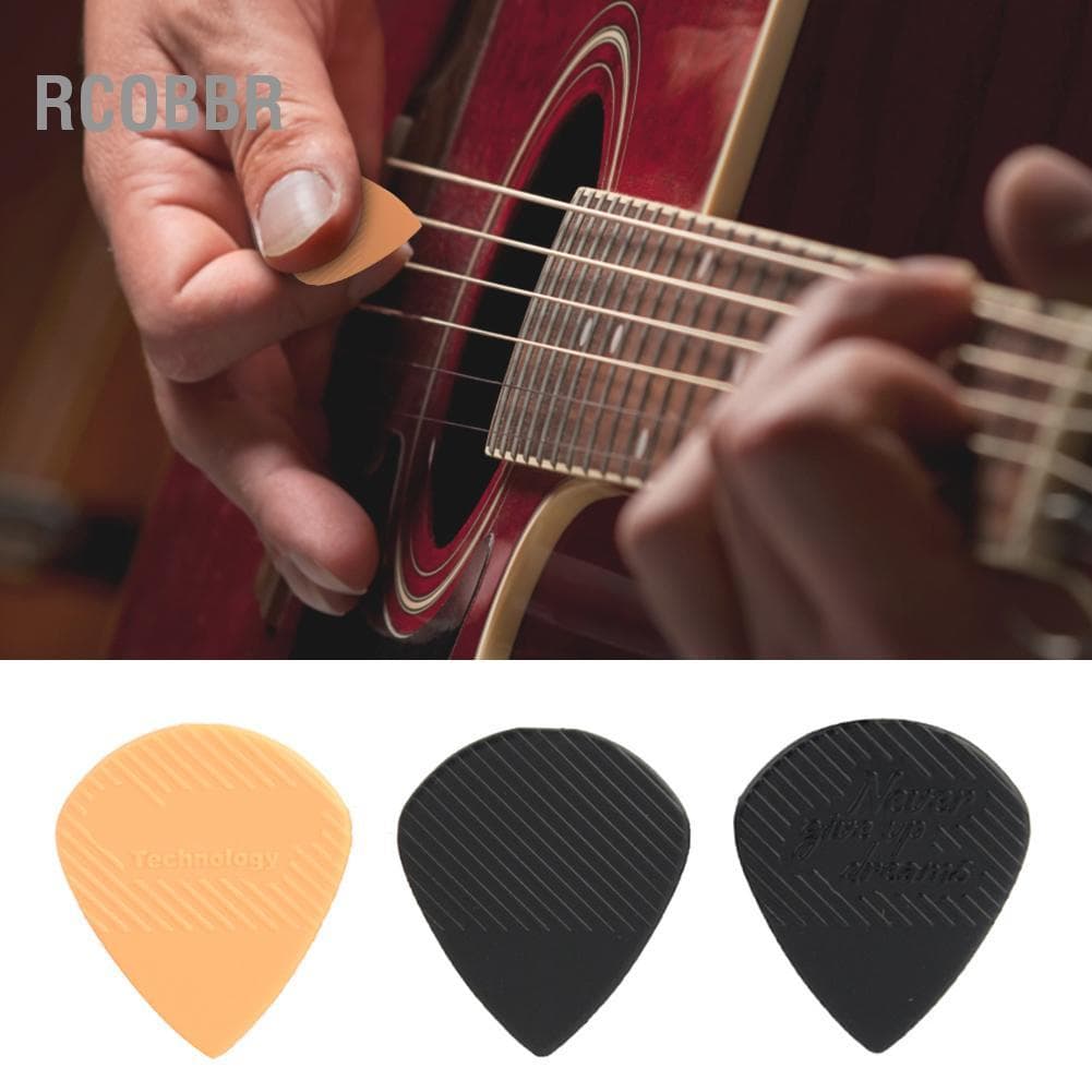 Rcobbr Irfora palheta de guitarra, 10 peças, acessório durável antiderrapante para entusiastas de folk e música, 1,2