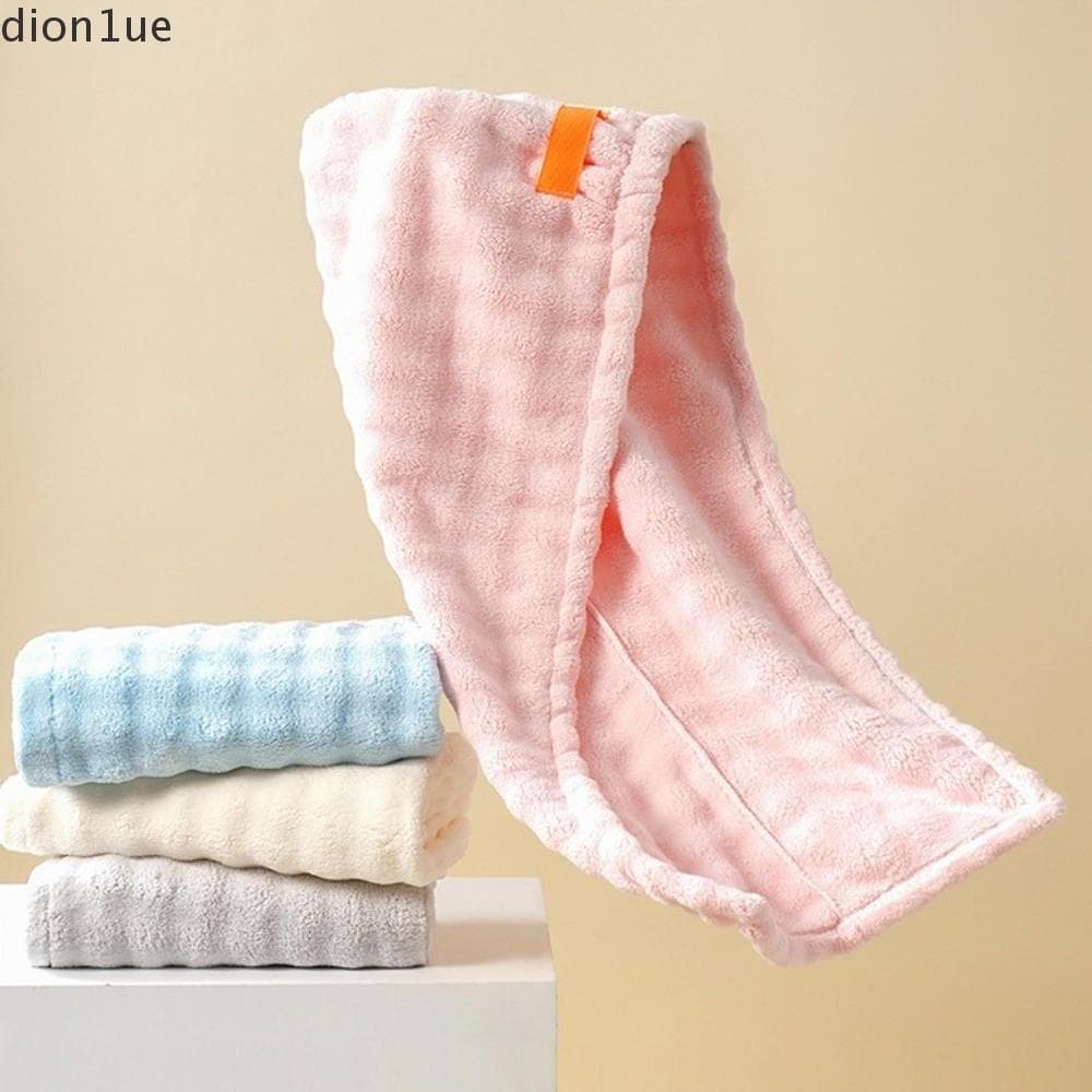 DION1UE Toalha De Secagem Rápida Para Cabelo , Turbante Feminino De Microfibra Extra Grande Banheiro , Super Absorvente