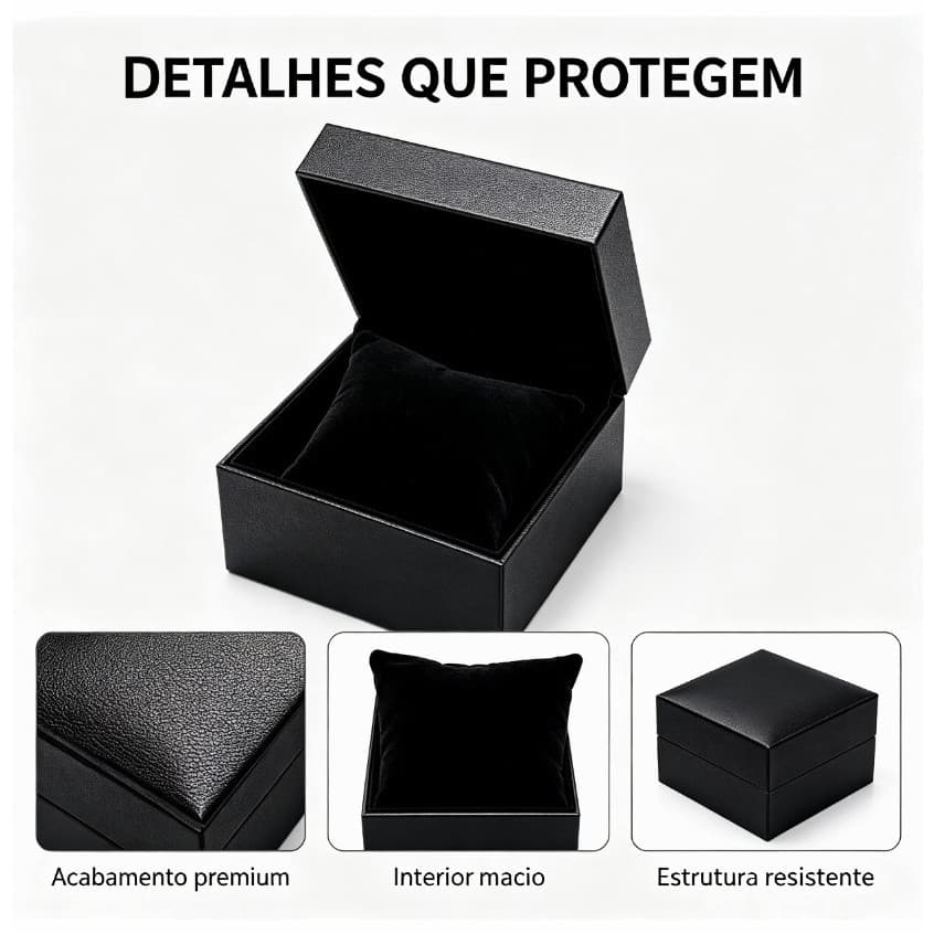 Kit com 10 uns Caixa  Para Relógio De Pulso Nova