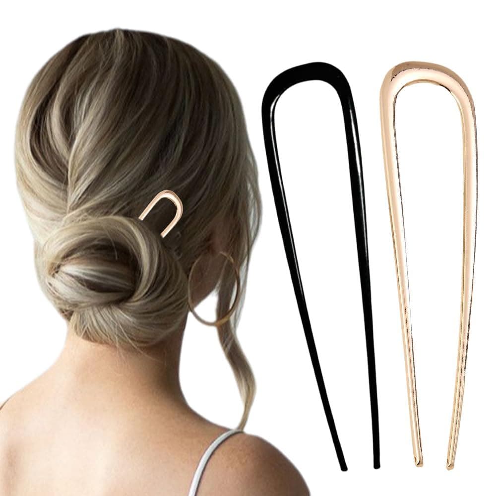 Presilhas de Cabelo Francesas para Mulheres, Presilha de Cabelo Torcida Francesa 2026, Presilhas de Cabelo em Forma de U