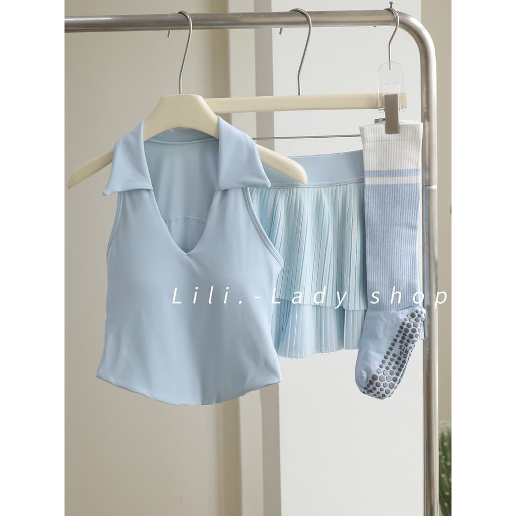 Colete esportivo terno feminino com almofada no peito High-End terno de treinamento de Badminton profissional correndo P