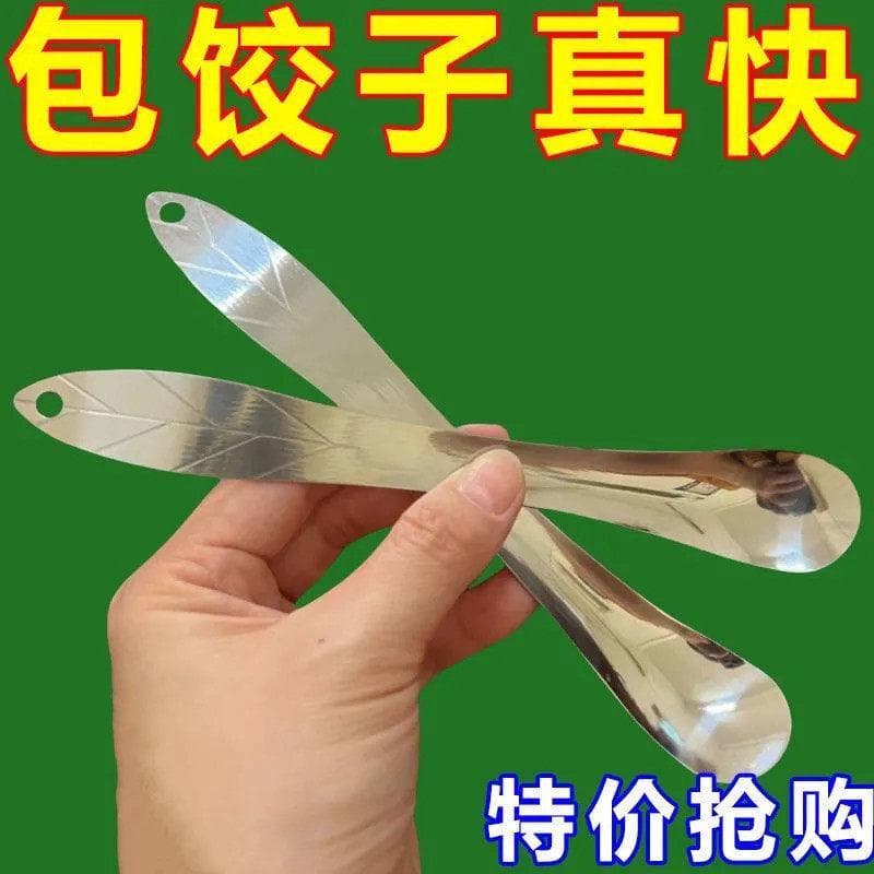 Colher para recheio de bolinho, utensílios de aço inoxidável, escolha doméstica, escavação de pão, Wonton, ferramenta de