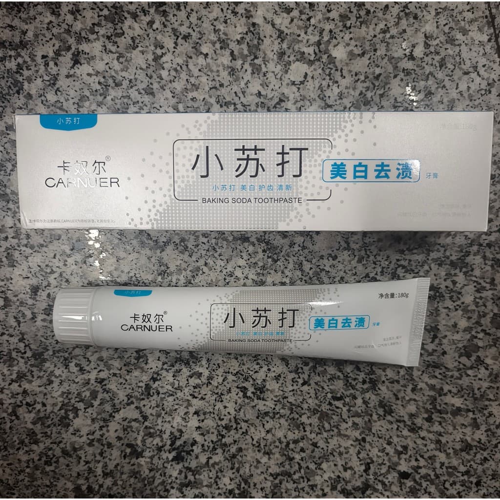 Kanul bicarbonato de sódio branqueador removedor de manchas pasta de dente 180g Remover manchas de dente proteger gengiv