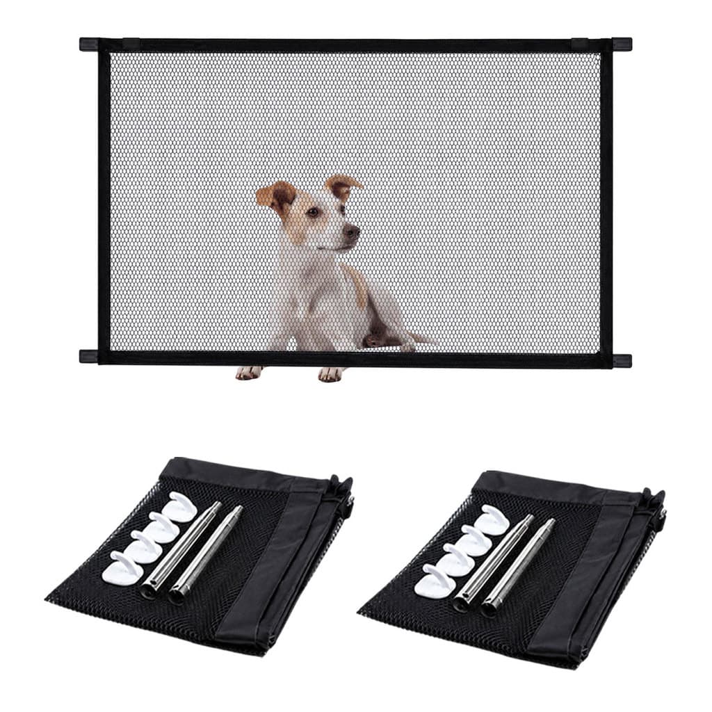 Tela Grade de Proteçao Pets Kit 2 Uni Gato Cachorro Criança Porta Quintal Escada Resistente