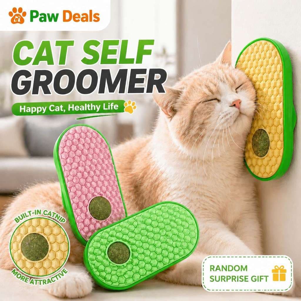 Autocuidado Gato Scratcher Catnip Bola Canto Da Parede Coçar Brinquedo Sem Bagunça Durável Anti Derramamento Do Auto Jog