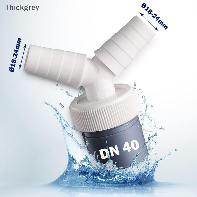thickgrey Máquina De Lavar Louça Adaptador De Drenagem De Três Vias Dois-Em-Um Conector Conversor Extensão De Mangueira