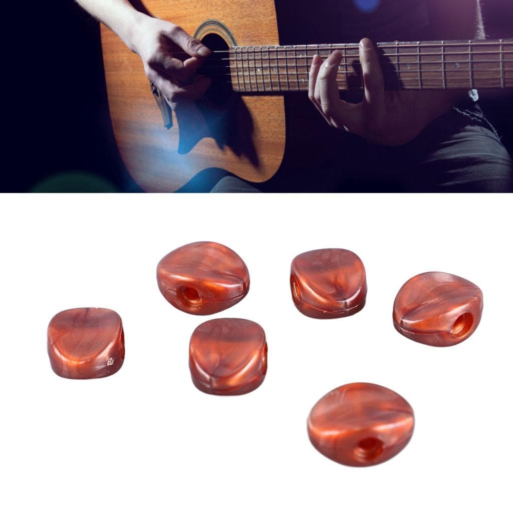 Mingzhe afinadores de guitarra elétrica cabeça da máquina botão substituição tuning chave alça oval para guitarristas