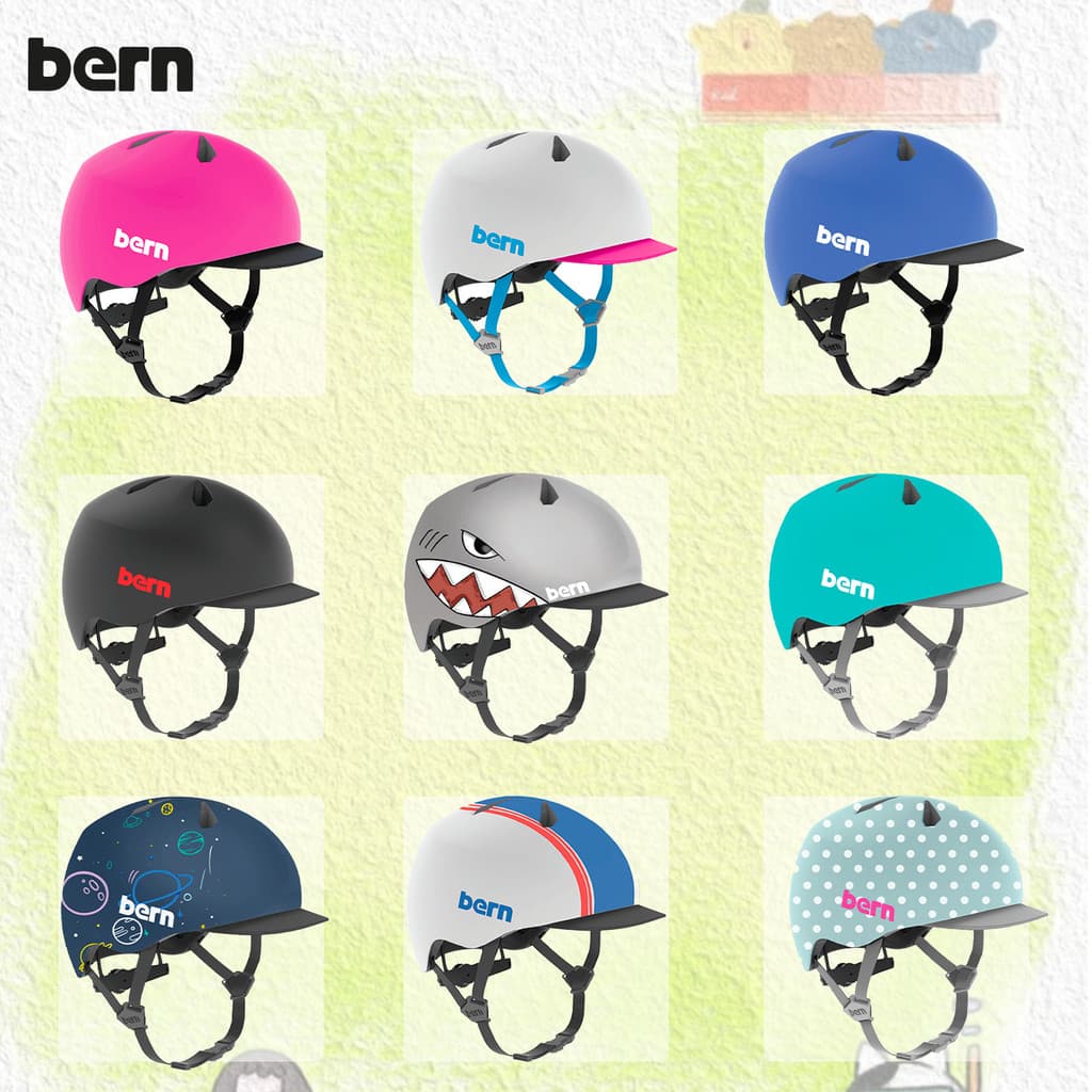 BERN American Children's Balanced Bike Capacete de segurança Roda de bicicleta deslizante Capacete de ciclismo para bebê