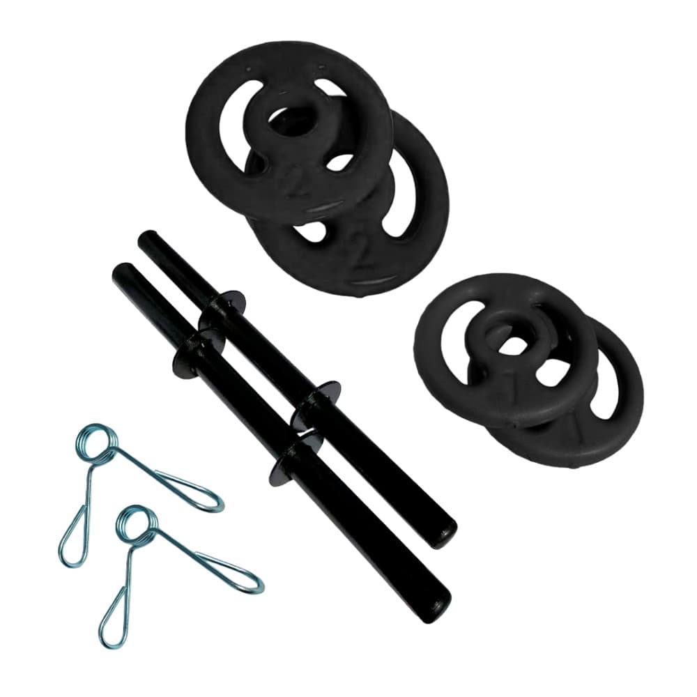 KIT 2 BARRAS OCAS 40CM C/ PRESILHAS + 2 PARES DE ANILHA PINTADA 2KG + 2 PARES DE ANILHA PINTADA 3KG