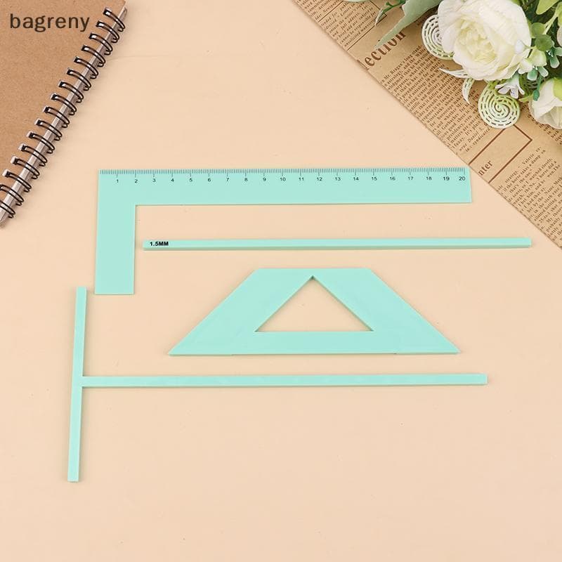 [bagreny] Encadernação Fácil Ferramenta De Scrapbooking Régua Posicionadora De Plástico Para Produção Eficiente Disposit