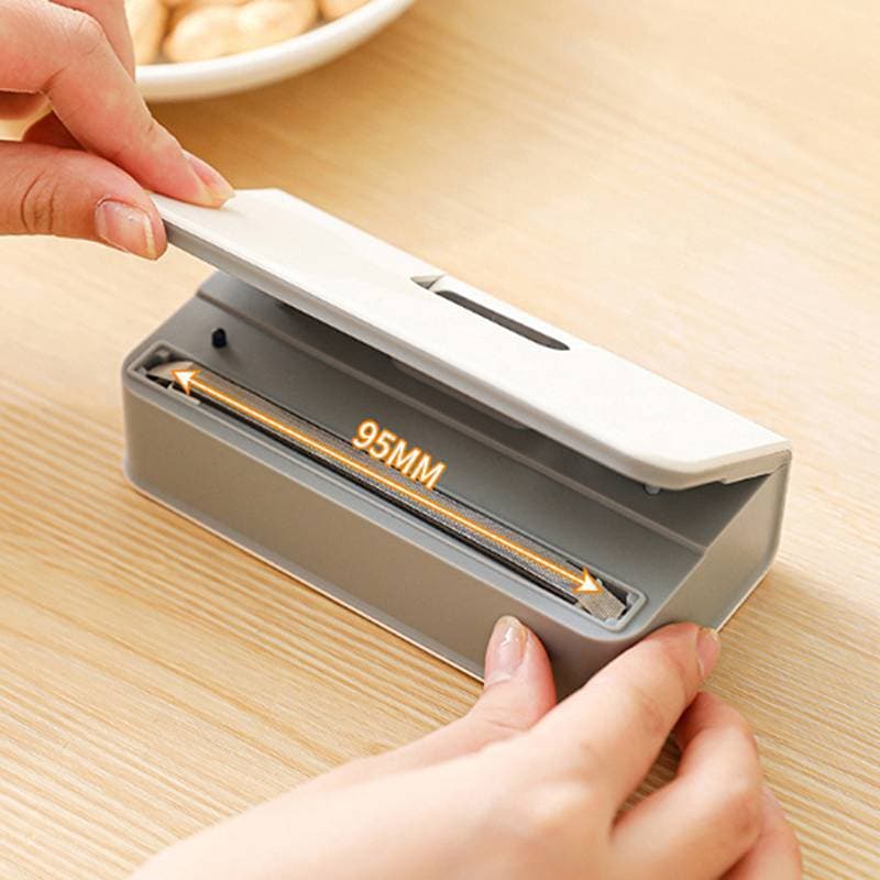 Seladora de Sacos Plásticos Mini FFBR 2 em 1, Máquina Portátil de Selagem a Quente