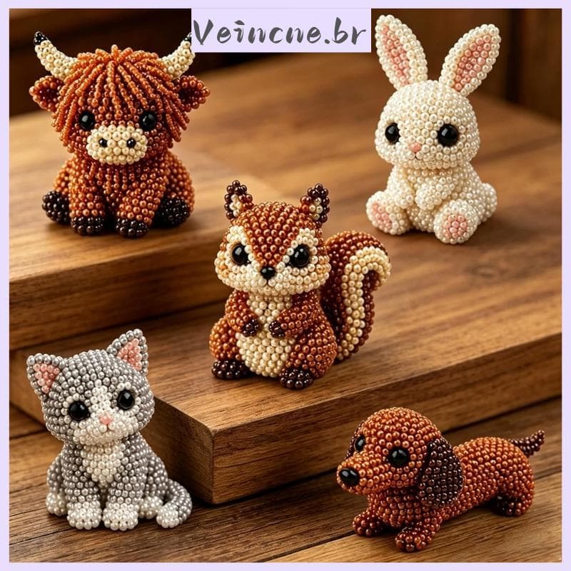 Contas De Animais DIY Criativas VEI Para Design Exclusivo De Acessórios Artesanais