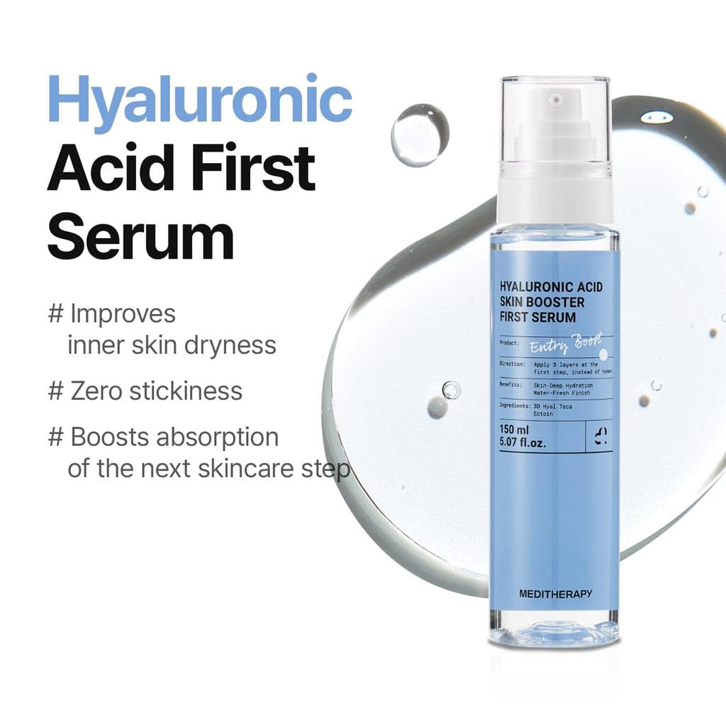 MEDITHERAPY Sérum de Ácido Hialurônico 5.07 fl oz | Sérum Facial Coreano para Pele Volumosa e Radiante, Hidratação Profu