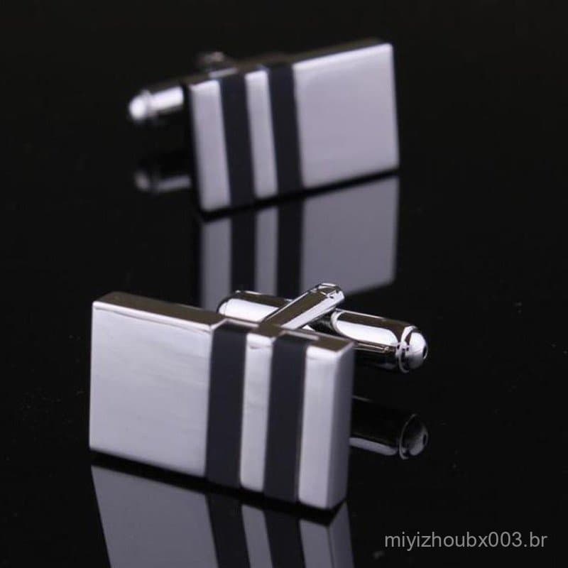 Abotoaduras longas de ágata preta, abotoaduras para camisa francesa, abotoaduras para homens, pregadores de punho mascul
