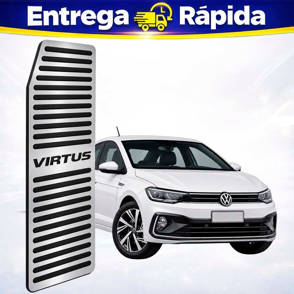 Descanso de Pé Aço Inox Volkswagen Virtus 2017 a 2025 Mult-13004
