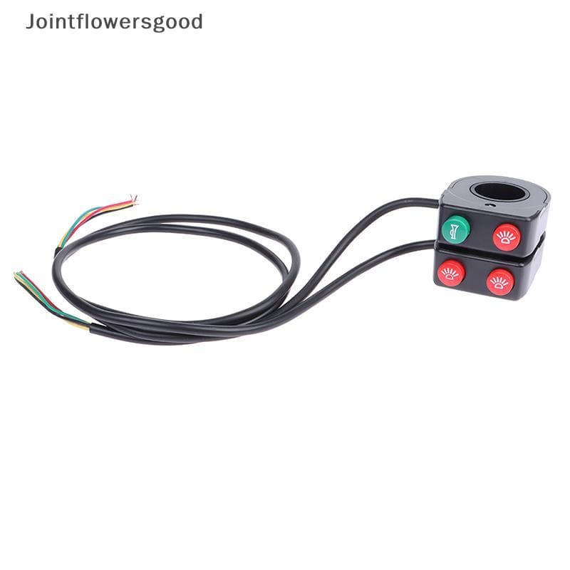 JTFG Motocicleta ATV 22mm Guiador Buzina E Interruptor De Farol Botão Interruptores De Motor Acessórios De Modificação D
