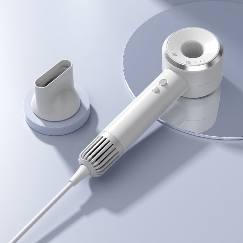 [Desconto de novo produto] Secador de cabelo de alta velocidade sem folhas Secador de cabelo de íon negativo de alta pot