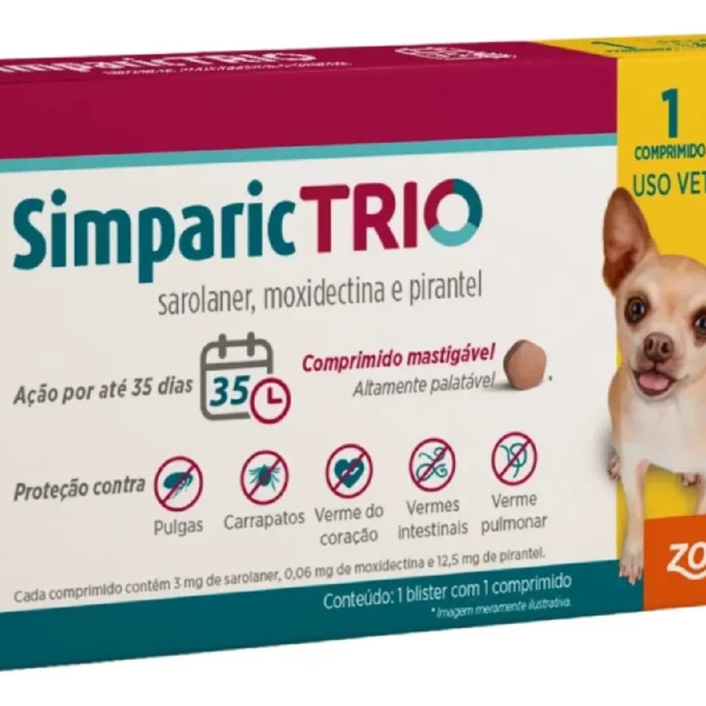 SIMPARIC TRIO 3 MG 1 COMPRIMIDO 1,25-2,5KG