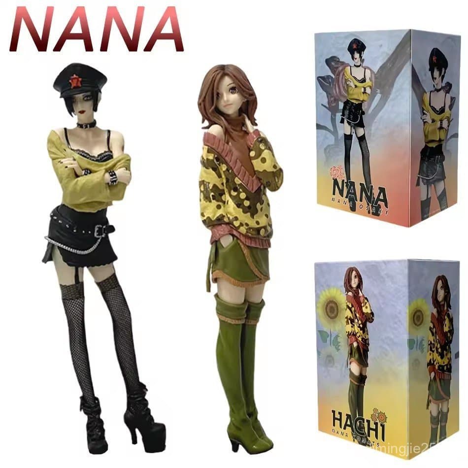 Anime Nana Figuras De Ação Oosaki & Komatsu Modelo Coleção Boneca Estatuetas Brinquedo Fãs Presente