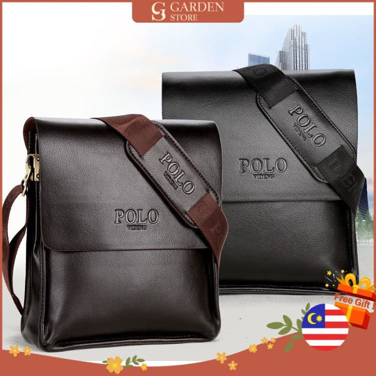 GS warbase homens premium PU couro multi compartimento crossbody sling saco de ombro homens couro bag-M45 48ur