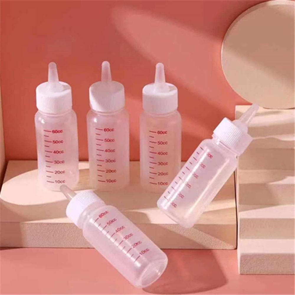Kits De Mamadeira Para Animais De Estimação Mini Mamilo Pequenos Filhote De Cachorro Gatinho Gato Garrafa De Leit