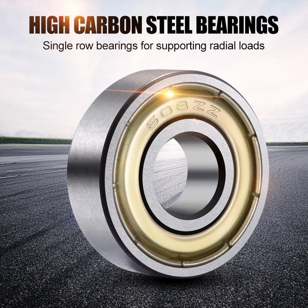 Peças Pequenas Da Precisão De Aço Carbono ABEC-7 Do Rolamento De Esferas 608ZZ 8x22x7mm