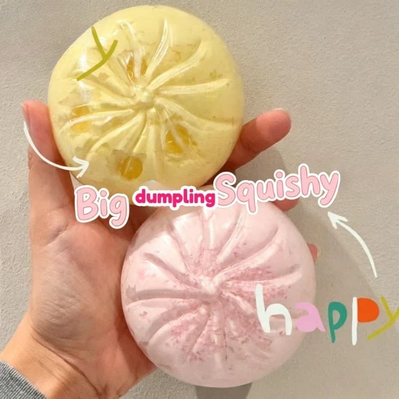 Bolinhos Crocantes Mole Estresse Bola Brinquedo Fidget Crocante Squeeze Artesanal Blocos Redondos Preenchido ASMR