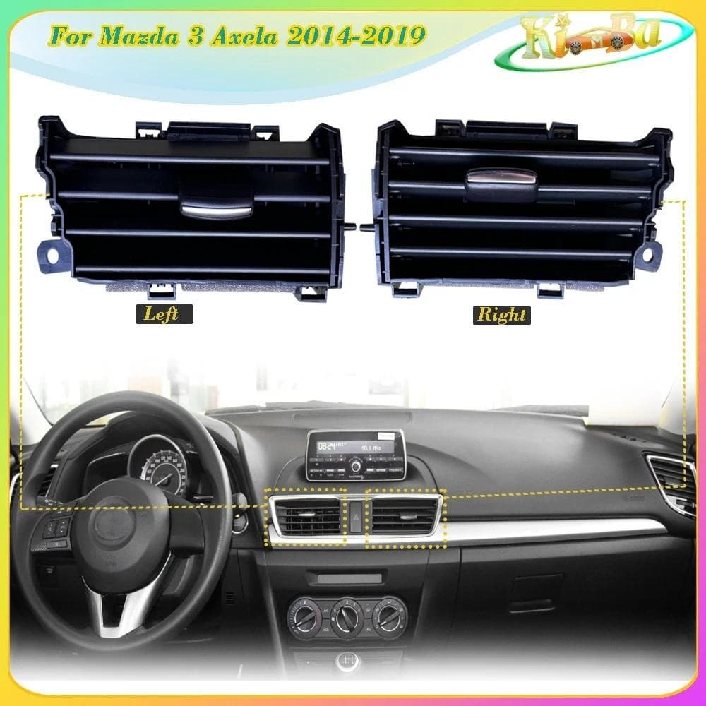 Kimuse Interior Do Carro Frente Traço Console Central A/C Saída De Ventilação De Ar Para Mazda 3 Axela 2014-2019 Peças D