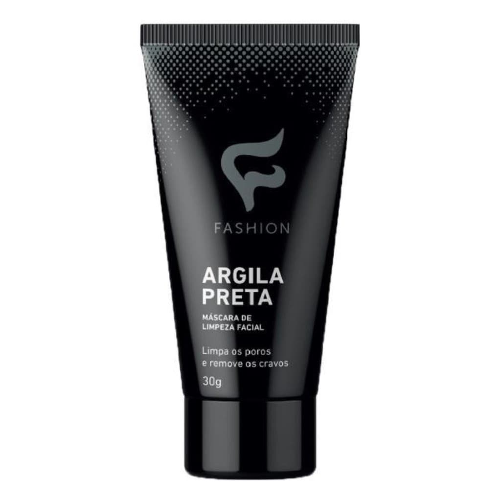 Máscara de Limpeza Facial Argila Preta Fashion 30g