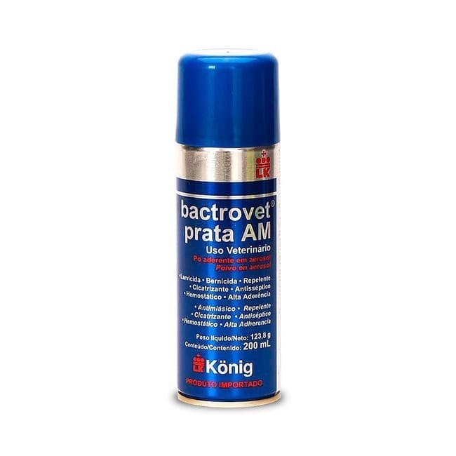 Bactrovet Spray Konig Spray Prata Am (mata Bicheira) 200ml