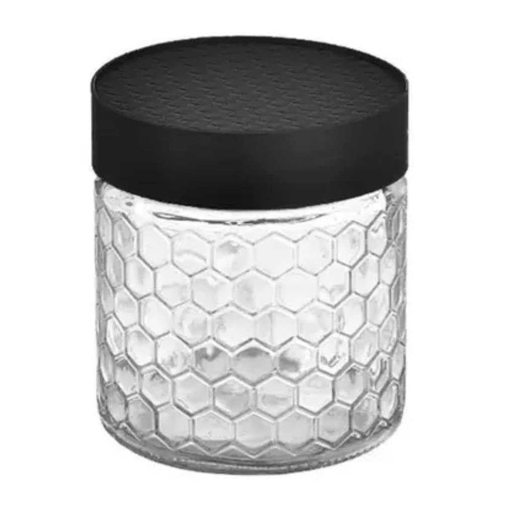 Pote Mantimentos Colmeia Com Tampa 880mL Viva Vidros