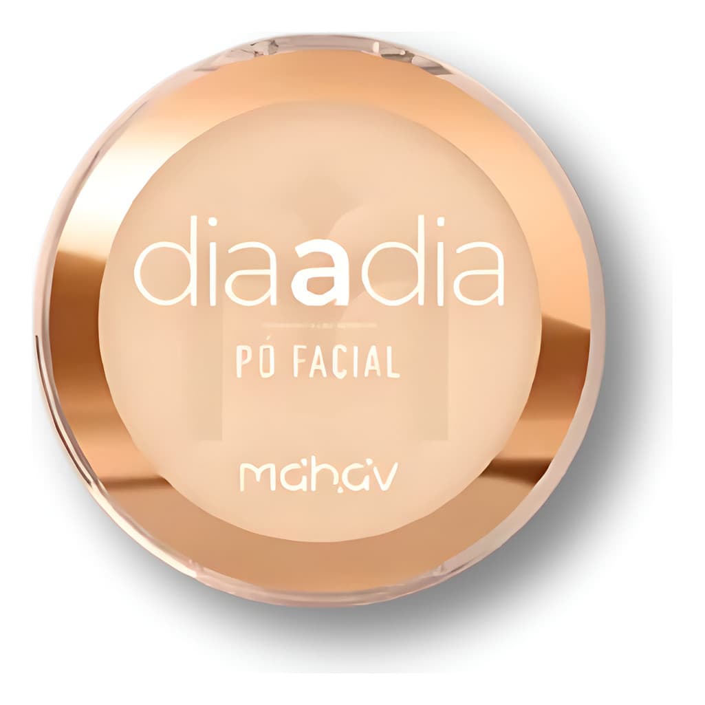 Pó Facial Mahav Beleza Natural Toque Suave Alta Fixação Acabamento Aveludado para Dia a Dia Feminino