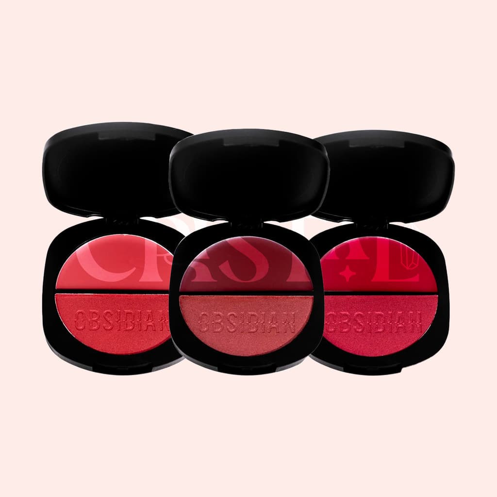 Blush Duo Obsidian Gemini Ruby Rose
