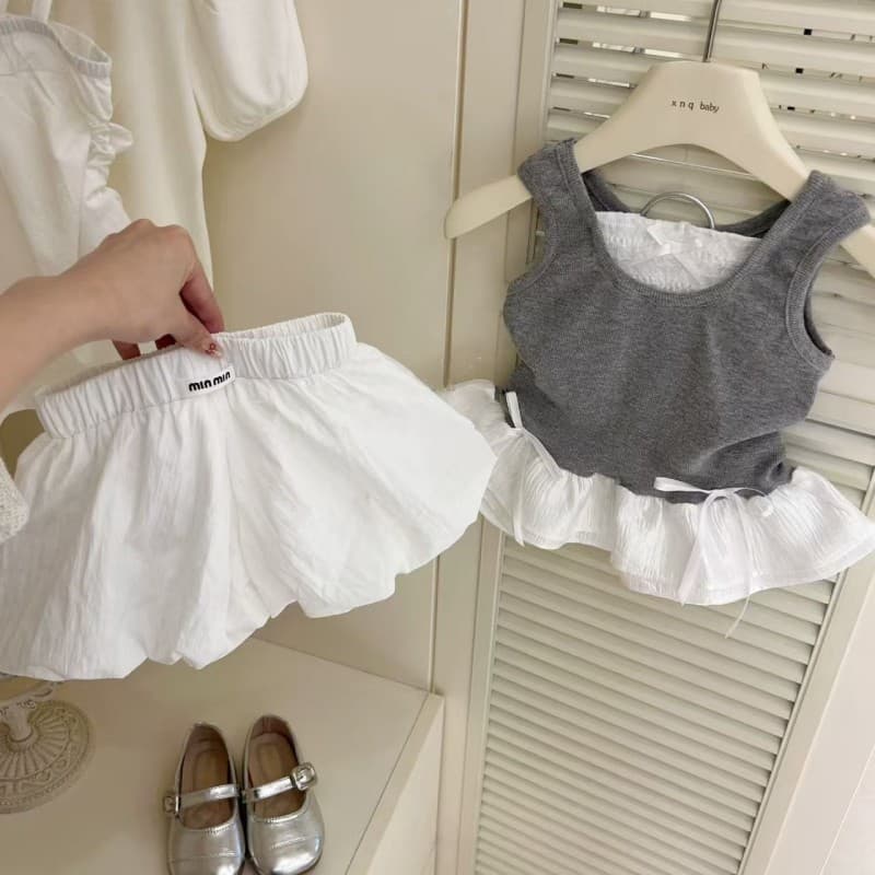 Meninas terno colete de renda Shorts de bebê + Top versão coreana terno de duas peças