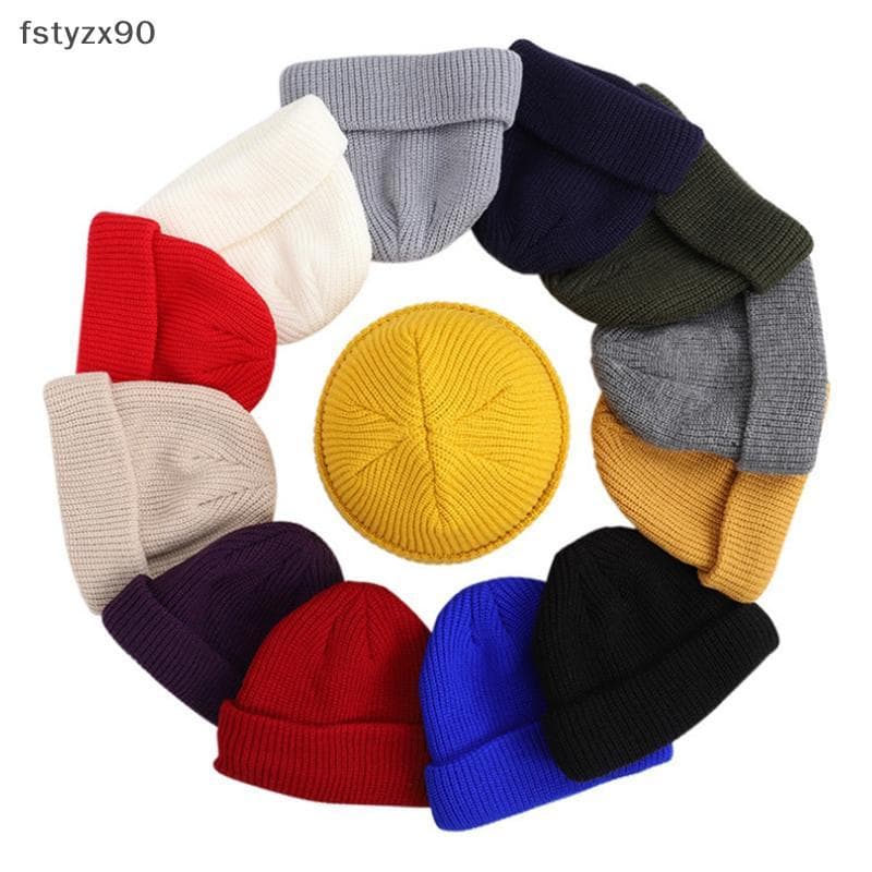 [fstyzx90] Gorro Unissex Masculino Feminino Quente Com Nervuras Inverno Virar Esqui Pescador Doer Chapéu Novo BR