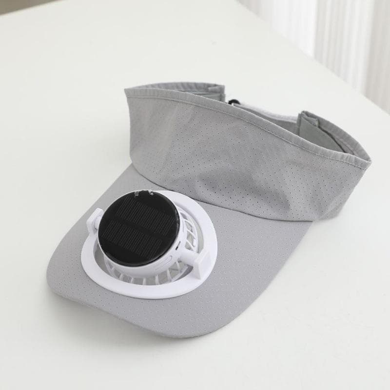Ventilador Solar De Secagem Rápida Viseiras De Sol Chapéu 300mA Proteção UV Unisex Ajustável Carregamento USB Boné De Be