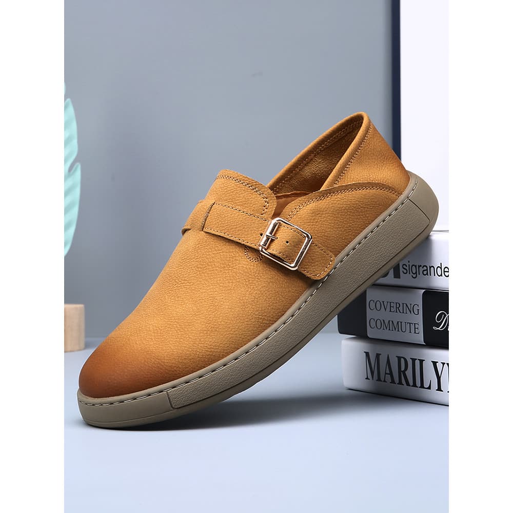 Seleção de qualidade sapatos masculinos 丨 2025 novo estilo de couro genuíno sapatos casuais masculinos mocassins de sola
