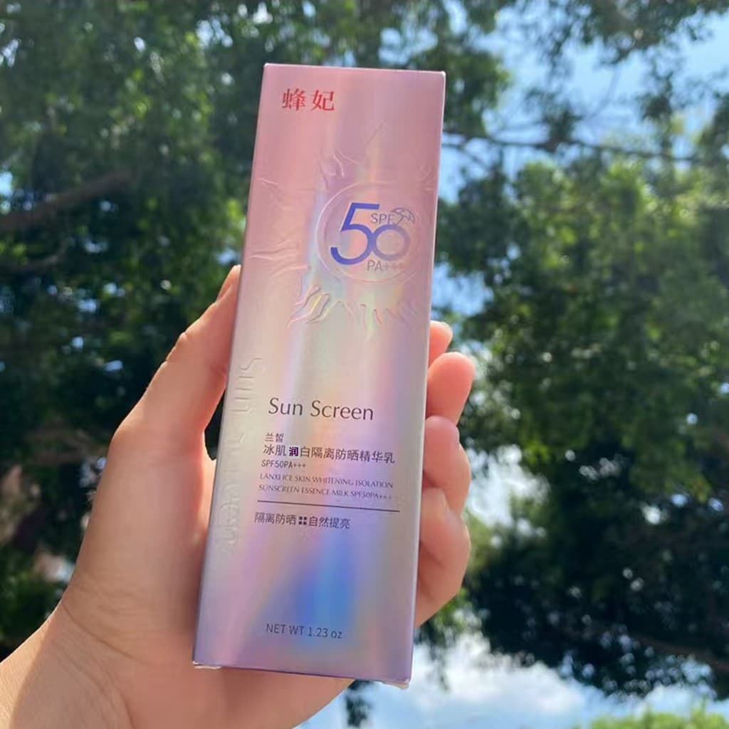 Abelha concubina protetor solar essência creme orquídea gelo isolamento da pele ultravioleta hidratante nutritivo protet