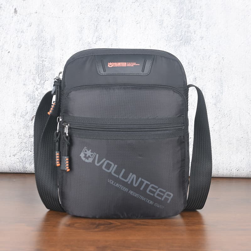 Bolsa de ombro Vertical Casual leve, de meia-idade, masculina, bolsa de ombro ao ar livre, diária, à prova d'água, tecid