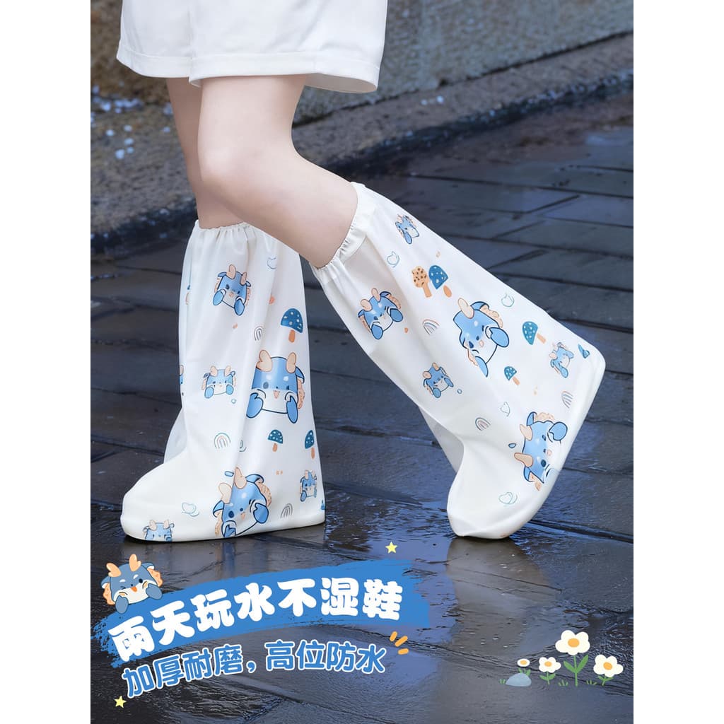 Capa de chuva descartável, capa de chuva para crianças, roupa externa longa, à prova de chuva, espessada, resistente ao