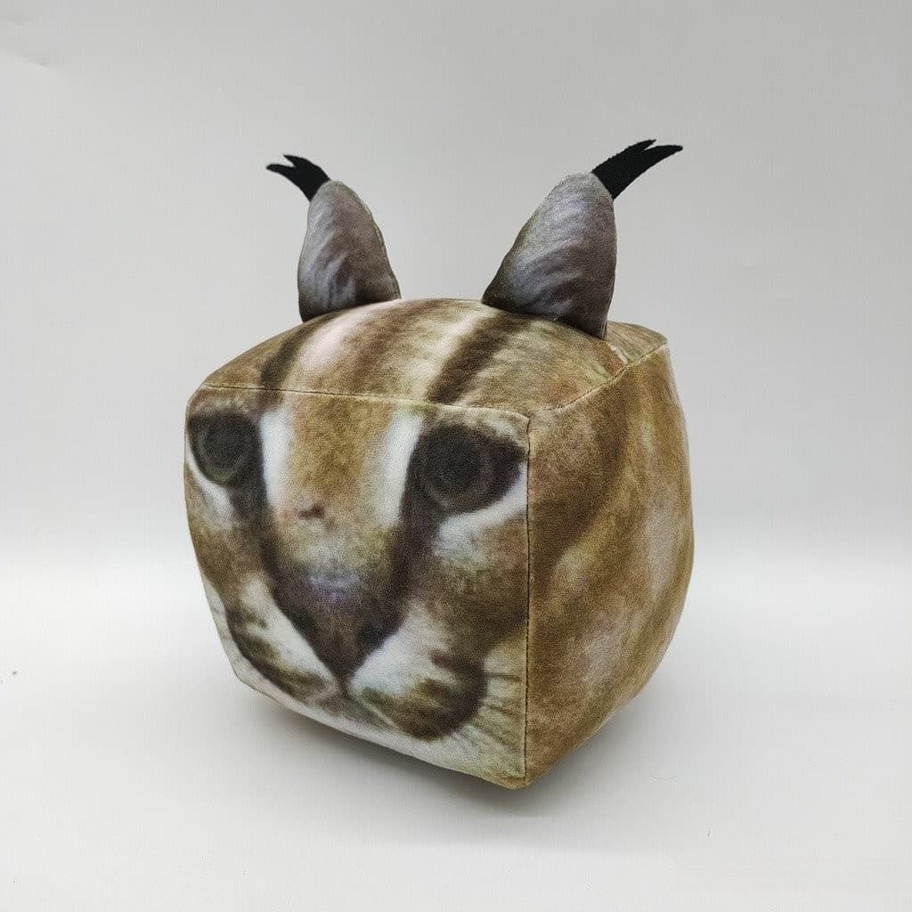 NS3 Roblox Raise Um Floppa Brinquedo de pelúcia Simulador de animais de estimação X Jogo grande Gato de pelúcia MWP1