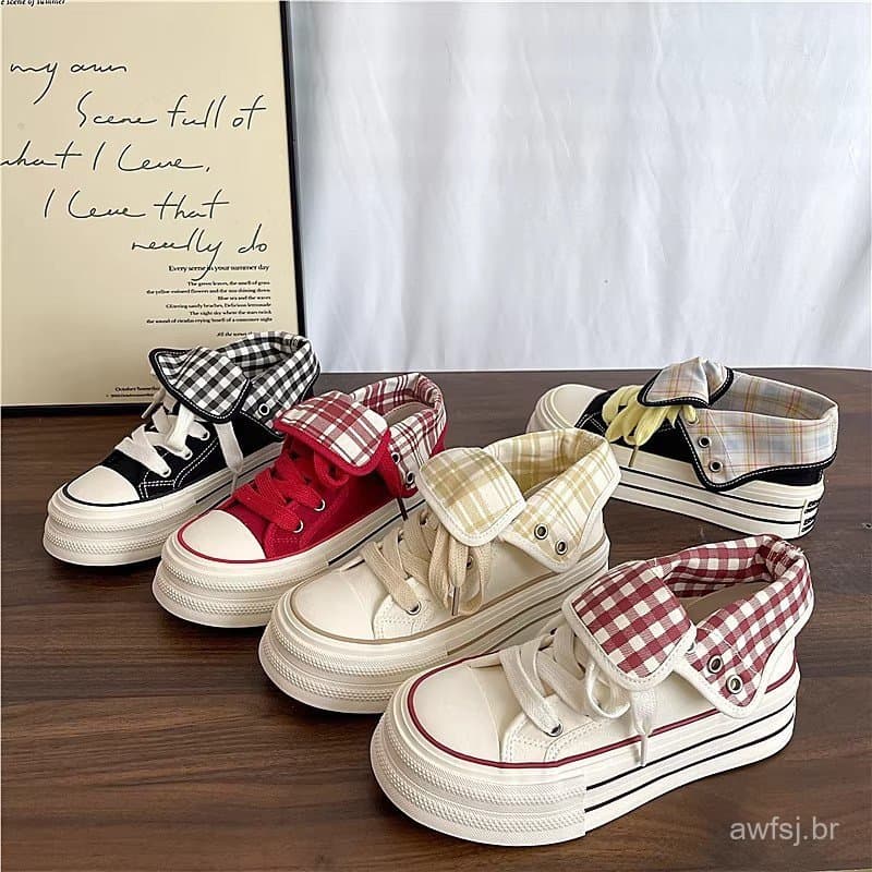 Meninas Tênis De Algodão 2026 Novo Verão Crianças Plataforma Sapatos Lona Sola Macia Na Moda Conforto Escola Ao Ar Livre