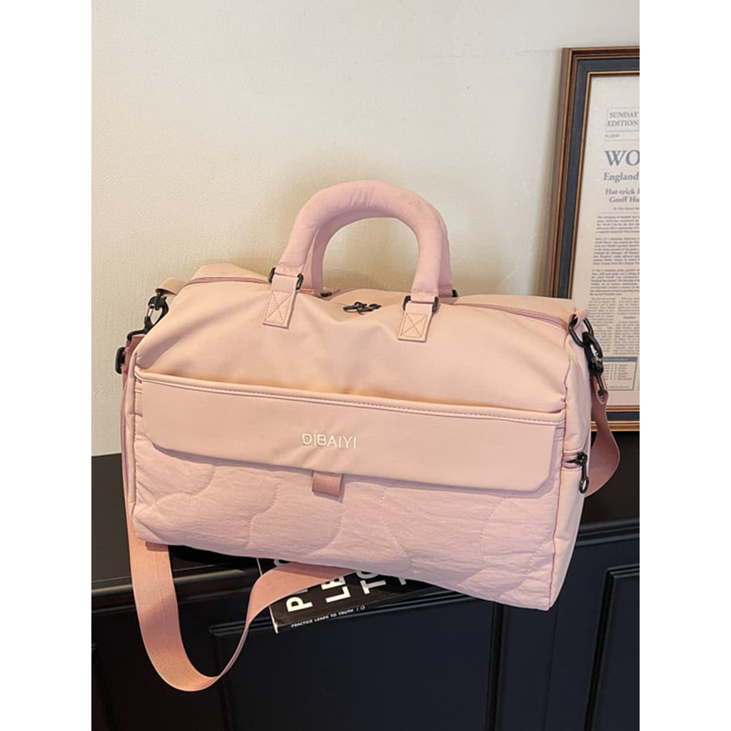 Bolsa de viagem de curta distância de grande capacidade Moda feminina Bolsa de bagagem de mão Bolsa de ginástica esporti