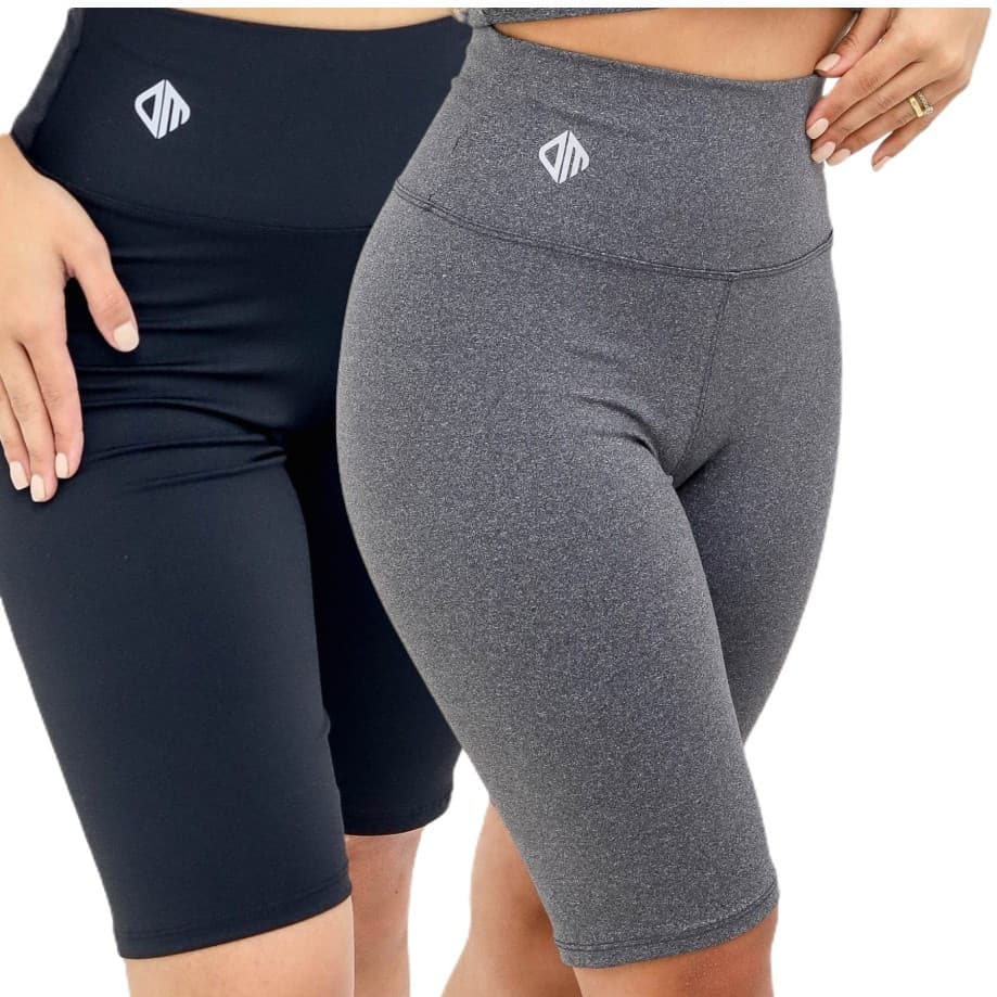 Calças de Ciclismo Femininas, Legging de Cintura Alta em Suplex da P à G3 PLUS SIZE com costuras reforçadas. NVRP