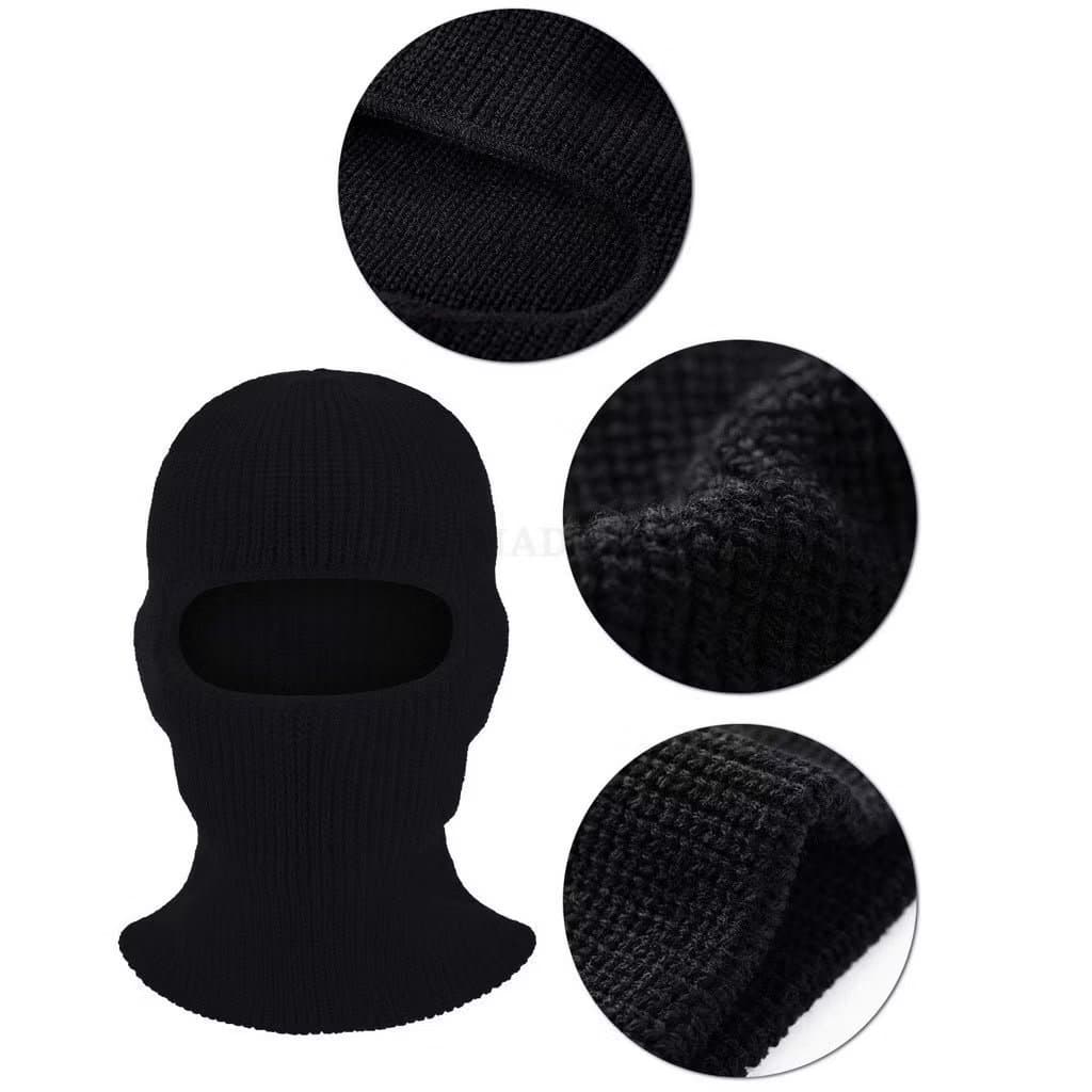 Gorro Touca Ninja Lã Unissex Proteção Térmica Resistente Balaclava Frio Inverno Motoboy