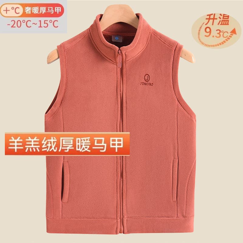Oli colete de lã feminino outono inverno novo estilo colete de lã All-Match sem mangas colete exterior Wear Casual velo