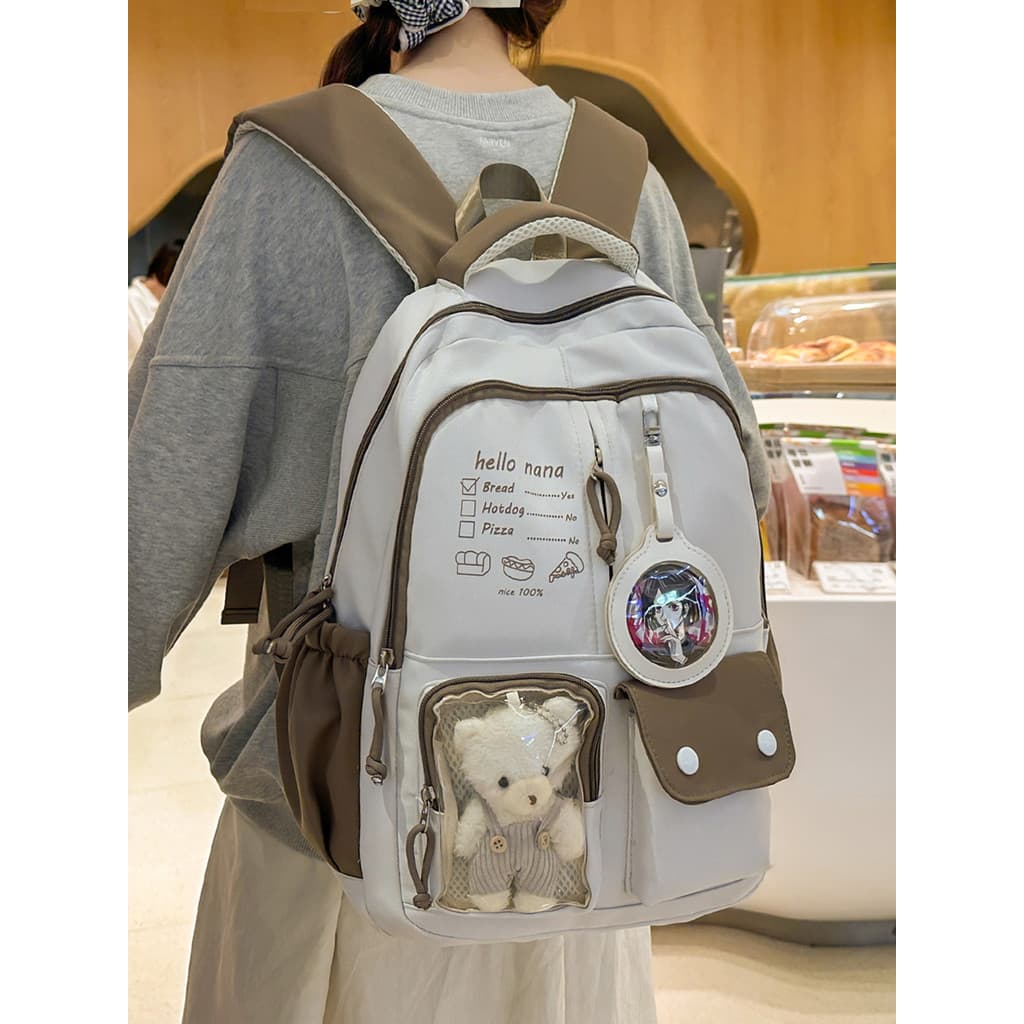 Mochila escolar para meninas do ensino médio, mochila japonesa de alto valor para estudantes do ensino médio 2026, novo