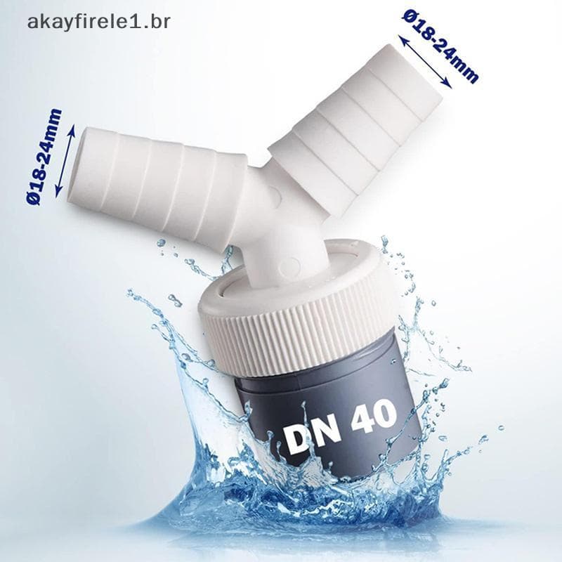 akayfirele1 Adaptador De Drenagem Para Máquina De Lavar Louça , Conector Dois Em Um De Três Vias , Conversor De Extensão