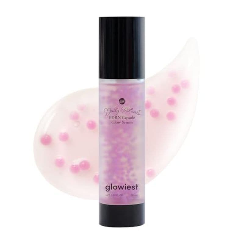 Glowiest PDRN Capsule Glow Serum-Encapsulado + Colágeno + Mucina De Caracol , Soro Hidratante Para Brilho Jovem , 300Da